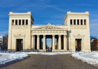 Propylaea city gate in Munich, Germany