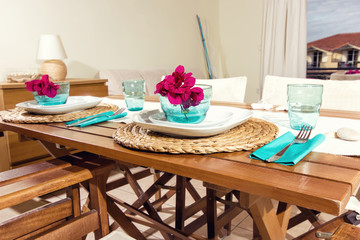 beautiful decoration of an  apartment