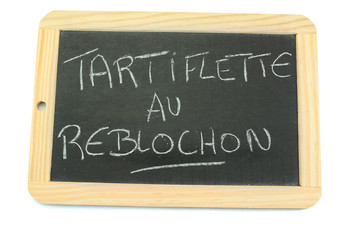 ardoise tartiflette au reblochon