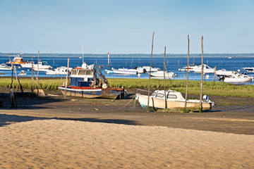 Boats in the Bassin d'Arcachon, France