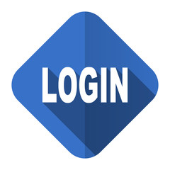 login flat icon