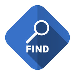 find flat icon