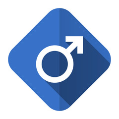 male flat icon male gender sign