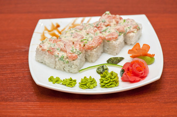 cream cheese salmon rolls