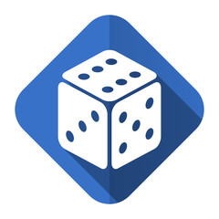 casino flat icon hazard sign