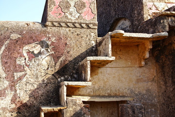 Ancient ruins. Bundi Palace, India