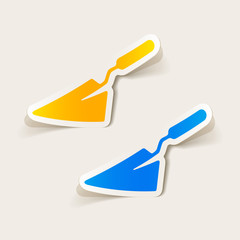 realistic design element: trowel