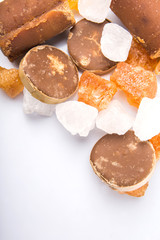 alm sugar, coconut sugar, sugar cane rock and white rock sugar 