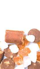 alm sugar, coconut sugar, sugar cane rock and white rock sugar 