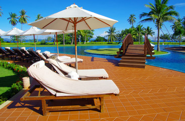 Obraz premium swimming pool