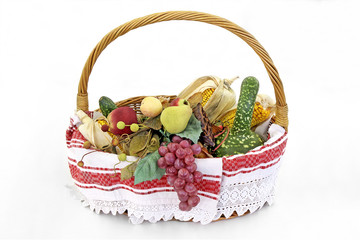 Fruits and Vegetables in basket