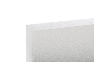 Styrofoam panel isolated