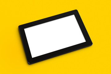 Digital Tablet Computer With Blank White Screen