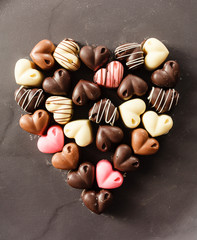 chocolate hearts