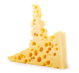 Pieces of sheese