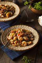 Homemade Shrimp and Sausage Cajun Gumbo