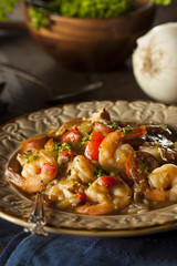Homemade Shrimp and Sausage Cajun Gumbo
