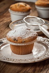 Muffins and coffee