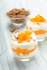 Joghurt mit Mandarinen