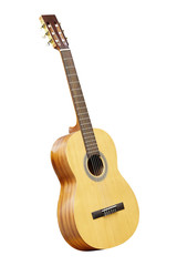 Obraz premium The image of acoustic guitar isolated