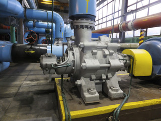 water pump with large electric motors