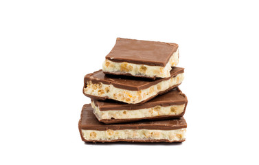 chocolate bar with yogurt filling