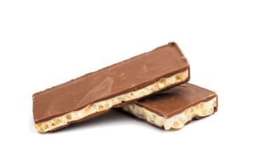 chocolate bar with yogurt filling
