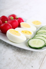 Boiled eggs