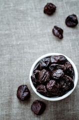 prunes in a bowl