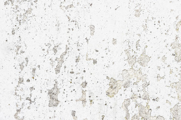 Old stucco white wall background or texture