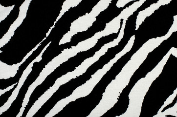 Black and white zebra pattern. Animal print as background.