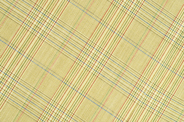 Brown guncheck pattern fabric. Rhombus tartan design background.