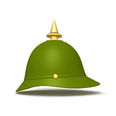 Fototapeta premium German spiked prussian helmet