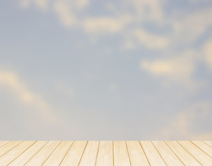 blur,sky Backgrounds and Wood Floor