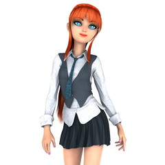 Fototapeta premium 女の子