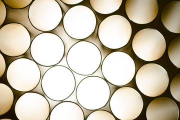 Dark color circles background.