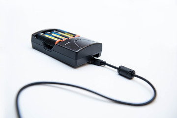 Battery charger with batteries