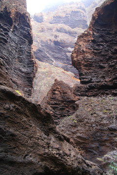 mountain landscapes of gorges maska