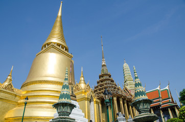 Fototapeta premium Pagoda d'oro, Bangkok, Thailand