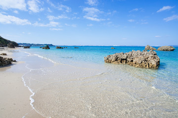 沖縄のビーチ・うるま市・宮城島