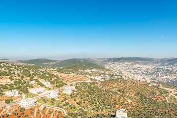 Ajloun city in northern Jordan.