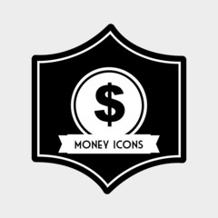 Money design, vector illustration.