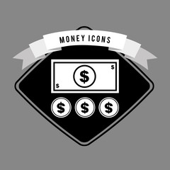 Money design, vector illustration.