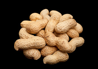 Peanut on black