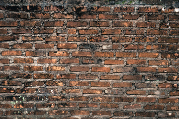 Background of brick wall texture..