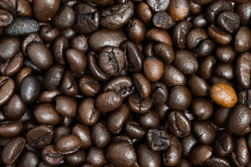 Coffee bean background.