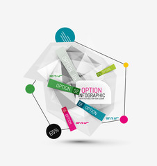 Color paper infographics