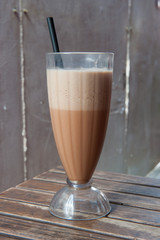 Ice blended milk tea