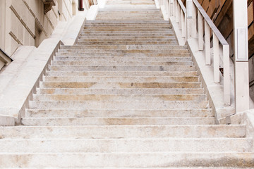 a long white stepping stones