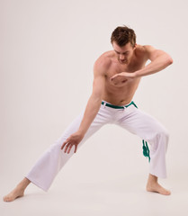 Obraz premium Capoeira dancer